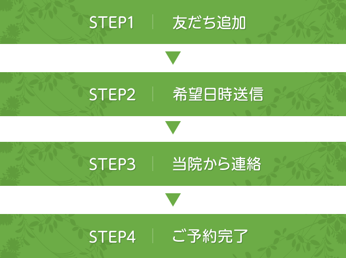 24時間LINE@予約受付中